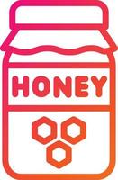 ilustración de diseño de icono de vector de miel