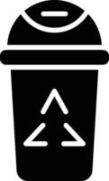 Recycle bin Vector Icon Design Illustration