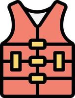 Life jacket Vector Icon Design Illustration