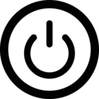 Power Button Vector Icon Design Illustration