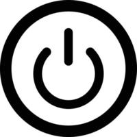 Power Button Vector Icon Design Illustration