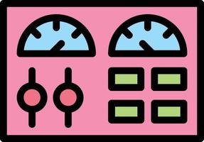 Control panel Vector Icon Design Illustration