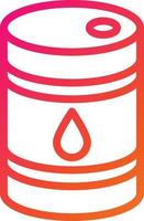 Oil barrel Vector Icon Design Illustration