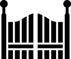 Gate Vector Icon Design Illustration