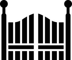 Gate Vector Icon Design Illustration