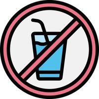 no drink Vector Icon Design Illustration