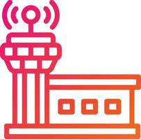 Control tower Vector Icon Design Illustration