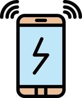 Wireless charging Vector Icon Design Illustration