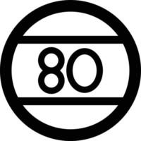 Speed limit Vector Icon Design Illustration