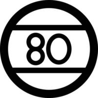 Speed limit Vector Icon Design Illustration