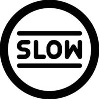 Slow Vector Icon Design Illustration