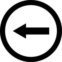 Go left Vector Icon Design Illustration