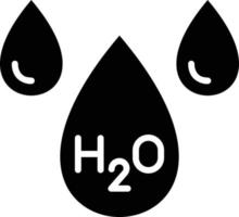 H2o Vector Icon Design Illustration
