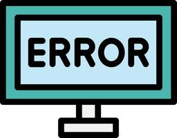 Error Vector Icon Design Illustration