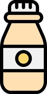 Vial bottle Vector Icon Design Illustration