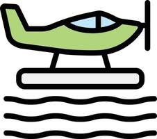 Seaplane Vector Icon Design Illustration