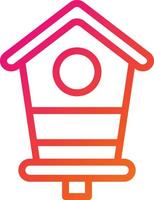 Bird house Vector Icon Design Illustration