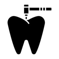 Tooth Drilling vector icon