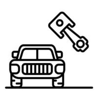 Car Parts vector icon