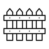 Fence vector icon