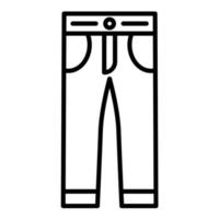 icono de vector de pantalones