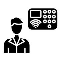 Burglar Alarm vector icon