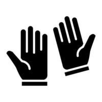 Latex Gloves vector icon