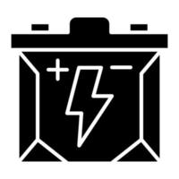 Battery vector icon