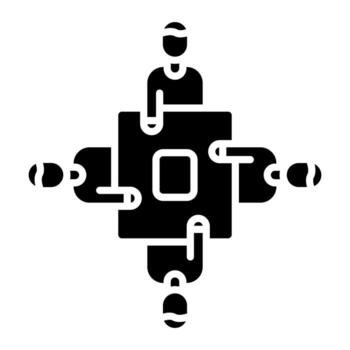 Collaboration vector icon