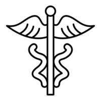 Caduceus vector icon