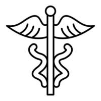 Caduceus vector icon