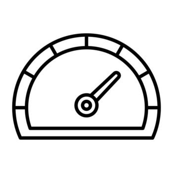 Speedometer vector icon