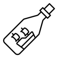 Ship Bottle vector icon