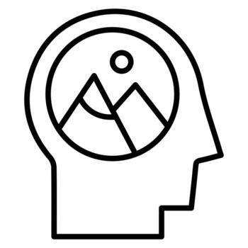 Visualization vector icon