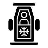 Cryogenic vector icon