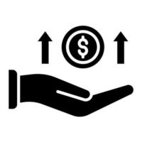 Profitability vector icon