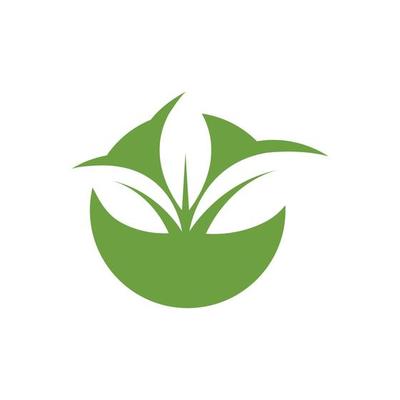 green leaf ecology nature element vector icon of go green