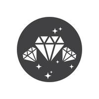 Diamond logo vector icon