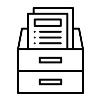 Library Database vector icon