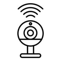 Smart Webcam vector icon