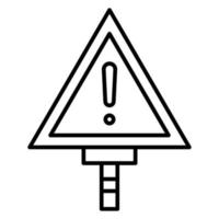 Warning Sign vector icon