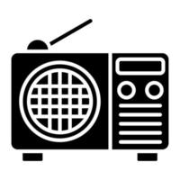 Radio vector icon