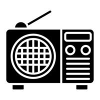 icono de vector de radio