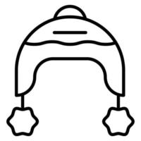 Earflaps vector icon