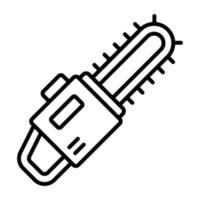 Chainsaw vector icon