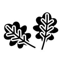 Oak Leaf vector icon