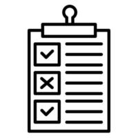 Checklist vector icon