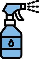 ilustración de diseño de icono de vector de botella de spray