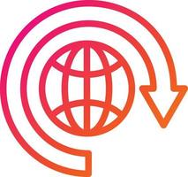 Around the world Vector Icon Design Illustration