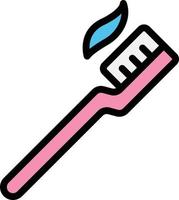 Toothbrush Vector Icon Design Illustration